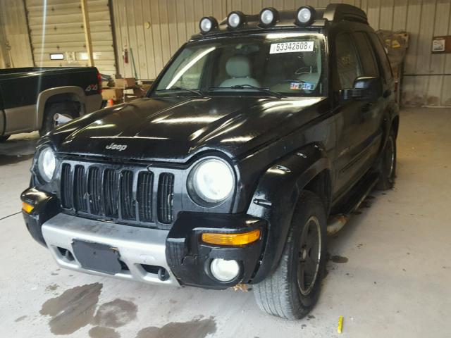 1J4GL38KX3W625725 - 2003 JEEP LIBERTY RE BLACK photo 2