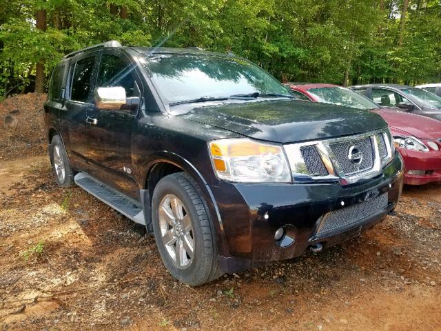 5N1AA08C49N608356 - 2009 NISSAN ARMADA SE BLACK photo 1