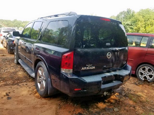 5N1AA08C49N608356 - 2009 NISSAN ARMADA SE BLACK photo 3