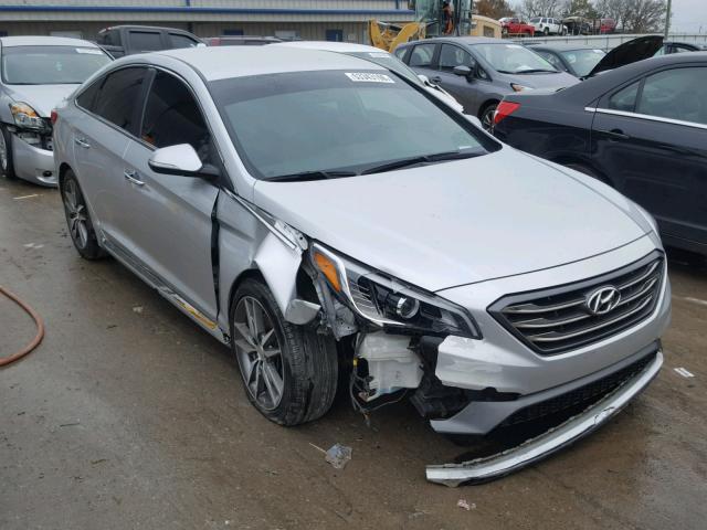 5NPE34AB7FH092370 - 2015 HYUNDAI SONATA SPO SILVER photo 1