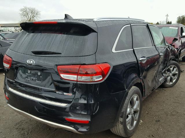 5XYPK4A17GG010360 - 2016 KIA SORENTO SX BLACK photo 4