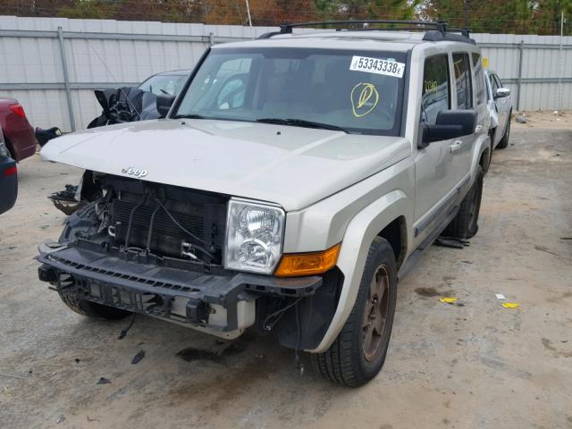 1J8HG48K37C587050 - 2007 JEEP COMMANDER Gümüş foto 2