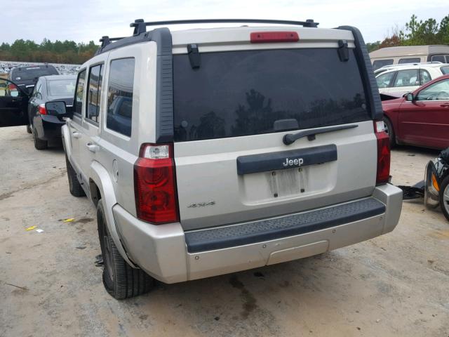 1J8HG48K37C587050 - 2007 JEEP COMMANDER Gümüş foto 3