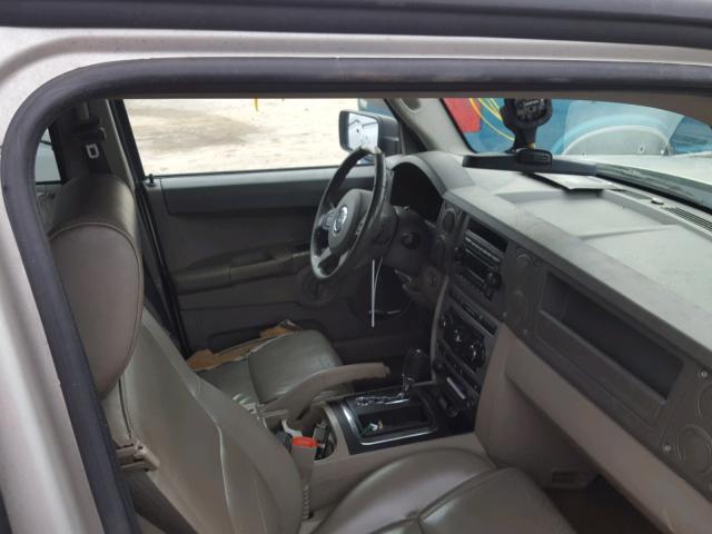 1J8HG48K37C587050 - 2007 JEEP COMMANDER Gümüş foto 5