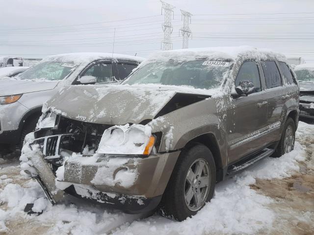 1J8HR58N06C208207 - 2006 JEEP GRAND CHER GRAY photo 2