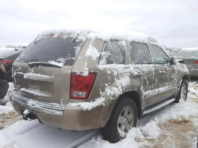 1J8HR58N06C208207 - 2006 JEEP GRAND CHER GRAY photo 4