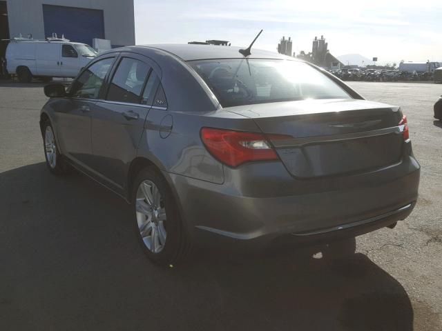 1C3CCBAB8DN704959 - 2013 CHRYSLER 200 LX GRAY photo 3