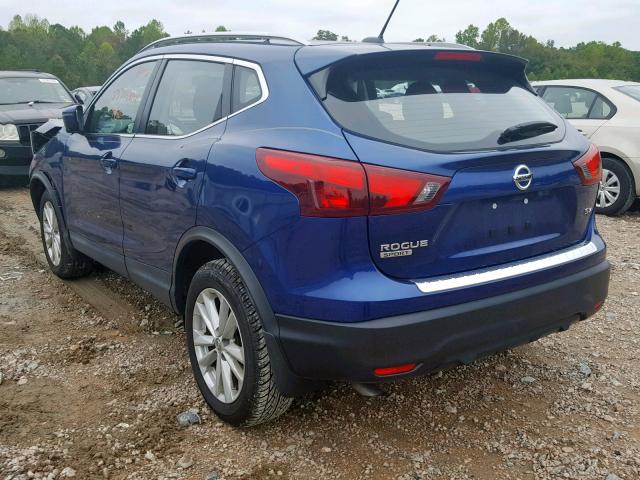 JN1BJ1CP9HW007996 - 2017 NISSAN ROGUE SPOR BLUE photo 3