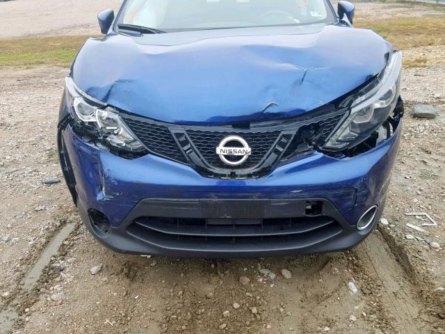 JN1BJ1CP9HW007996 - 2017 NISSAN ROGUE SPOR BLUE photo 9