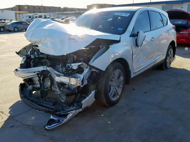 5J8TC2H75KL000919 - 2019 ACURA RDX WHITE photo 2