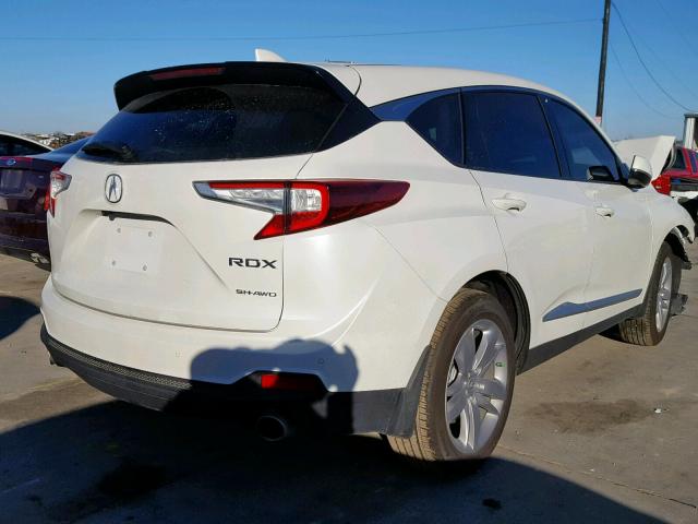 5J8TC2H75KL000919 - 2019 ACURA RDX WHITE photo 4