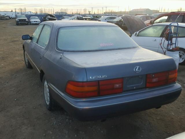 JT8UF11E8N0128508 - 1992 LEXUS LS 400 GRAY photo 3