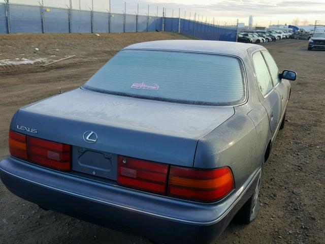 JT8UF11E8N0128508 - 1992 LEXUS LS 400 GRAY photo 4