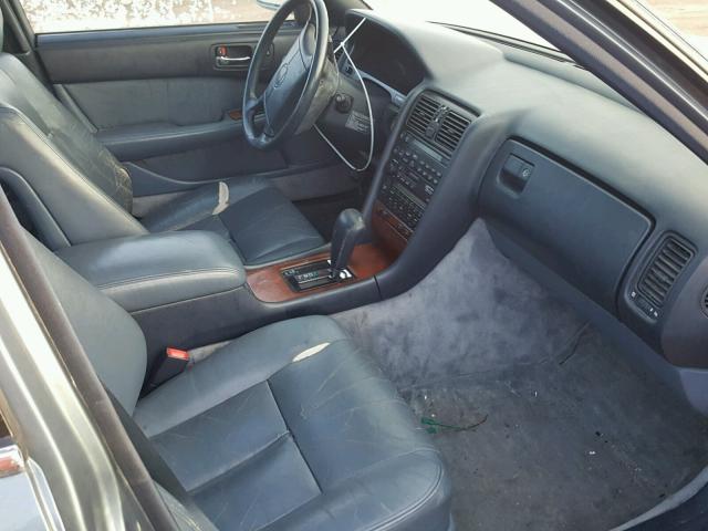 JT8UF11E8N0128508 - 1992 LEXUS LS 400 GRAY photo 5