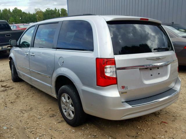 2C4RC1BG4CR289554 - 2012 CHRYSLER TOWN & COU SILVER photo 3