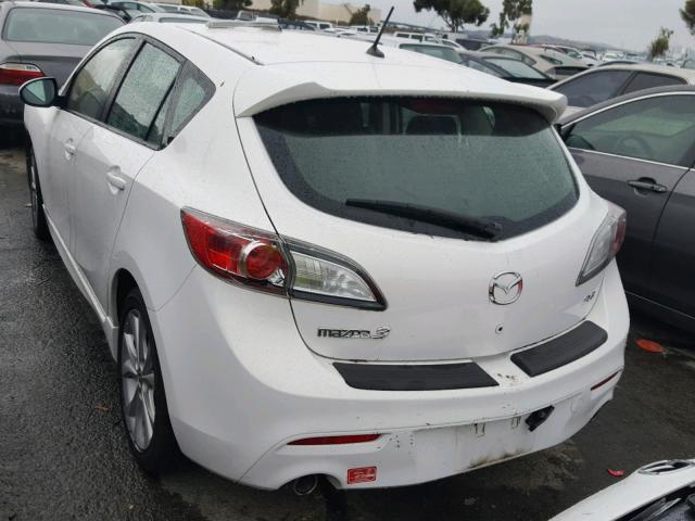 JM1BL1K61B1438627 - 2011 MAZDA 3 S WHITE photo 3