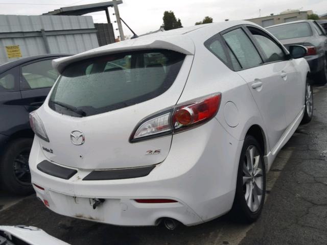 JM1BL1K61B1438627 - 2011 MAZDA 3 S WHITE photo 4