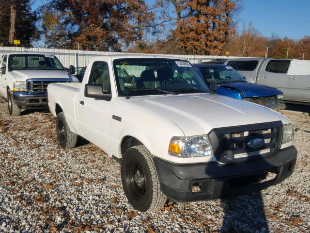 1FTYR10D66PA12557 - 2006 FORD RANGER WHITE photo 1