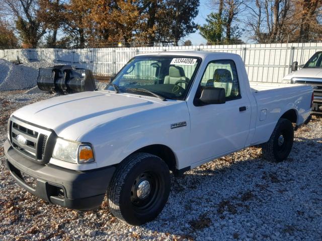 1FTYR10D66PA12557 - 2006 FORD RANGER WHITE photo 2