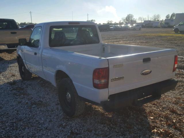 1FTYR10D66PA12557 - 2006 FORD RANGER WHITE photo 3