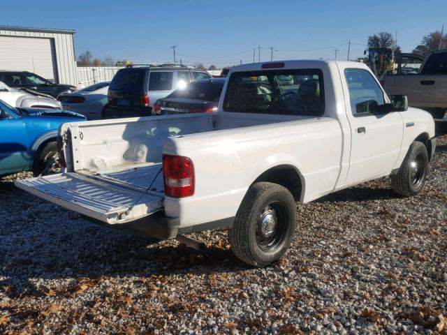 1FTYR10D66PA12557 - 2006 FORD RANGER WHITE photo 4