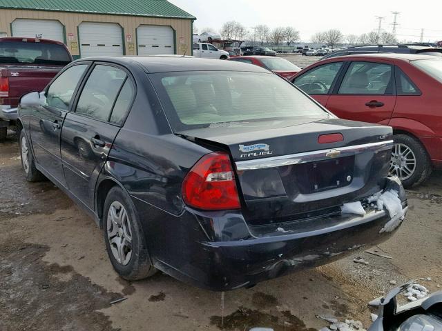 1G1ZS51F66F298232 - 2006 CHEVROLET MALIBU LS 黑色 照片 3