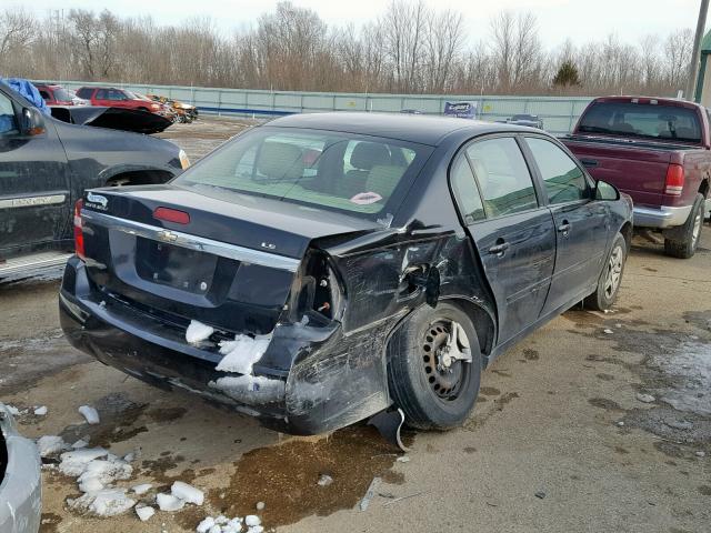 1G1ZS51F66F298232 - 2006 CHEVROLET MALIBU LS 黑色 照片 4