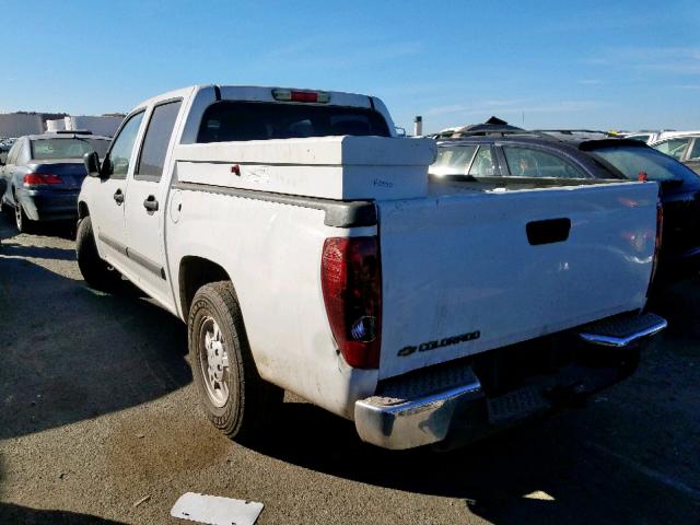 1GCCS136668223893 - 2006 CHEVROLET COLORADO WHITE photo 3