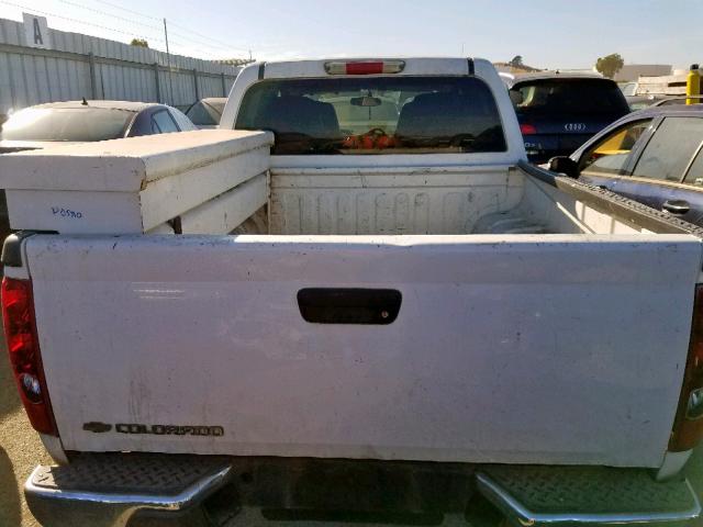 1GCCS136668223893 - 2006 CHEVROLET COLORADO WHITE photo 9