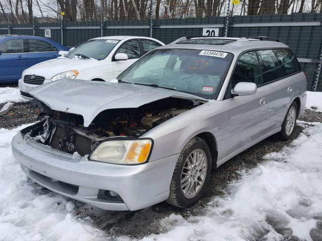 4S3BH625347302800 - 2004 SUBARU LEGACY L S SILVER photo 2