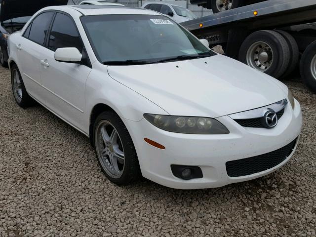 1YVHP80D565M54377 - 2006 MAZDA 6 S WHITE photo 1