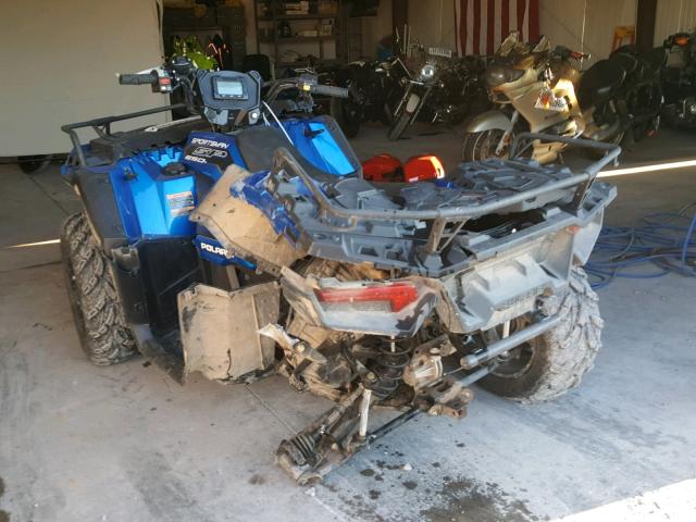 4XASXE850HB132152 - 2017 POLARIS SPORTSMAN BLUE photo 3