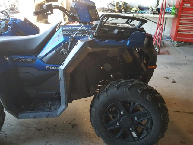 4XASXE850HB132152 - 2017 POLARIS SPORTSMAN BLUE photo 5