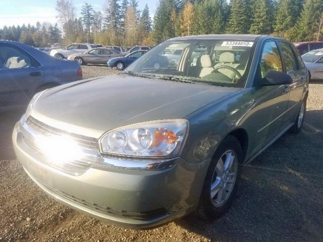 1G1ZT62825F165758 - 2005 CHEVROLET MALIBU MAX 绿色 照片 2