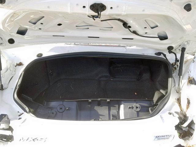 JM1NDAD74G0107148 - 2016 MAZDA MX-5 MIATA WHITE photo 6