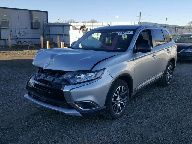 JA4AZ3A34JZ059287 - 2018 MITSUBISHI OUTLANDER GRAY photo 2