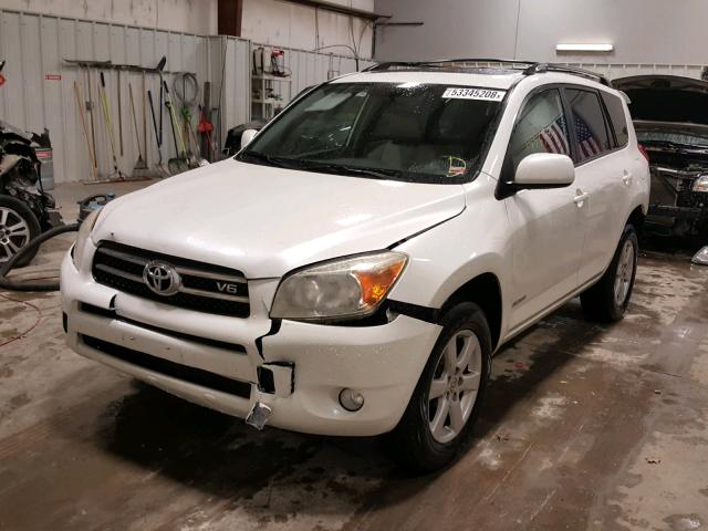 JTMBK34V375025031 - 2007 TOYOTA RAV4 LIMIT WHITE photo 2