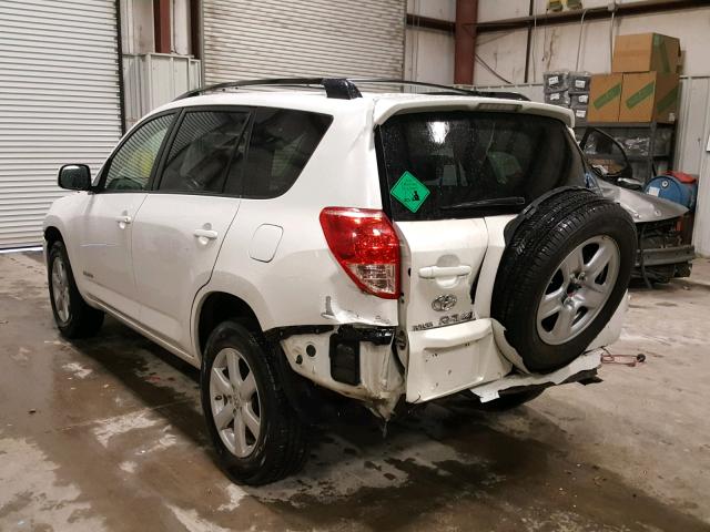 JTMBK34V375025031 - 2007 TOYOTA RAV4 LIMIT WHITE photo 3