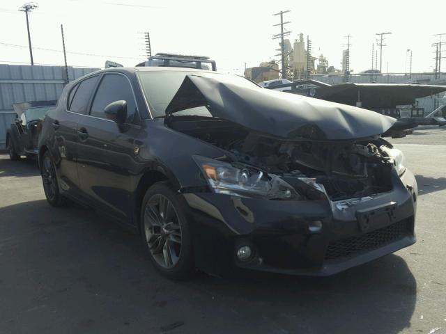 JTHKD5BH6C2103881 - 2012 LEXUS CT 200 BLACK photo 1