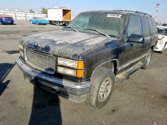 1GKEK13R1VJ726682 - 1997 GMC YUKON BLACK photo 2