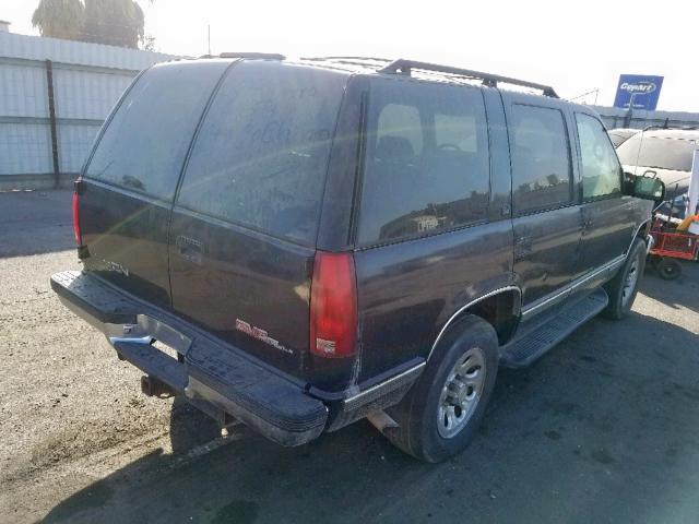 1GKEK13R1VJ726682 - 1997 GMC YUKON BLACK photo 4