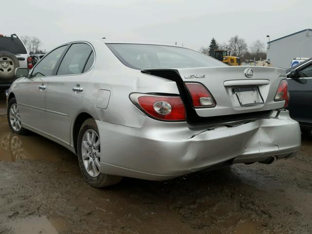 JTHBA30G545006601 - 2004 LEXUS ES 330 SILVER photo 3