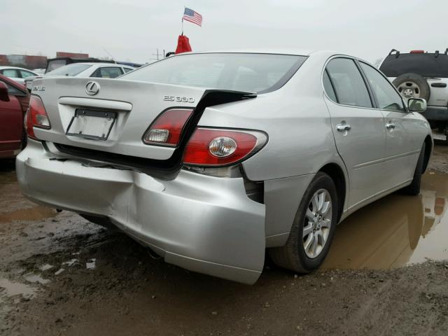 JTHBA30G545006601 - 2004 LEXUS ES 330 SILVER photo 4