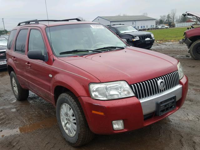 4M2YU81167KJ14347 - 2007 MERCURY MARINER LU RED photo 1