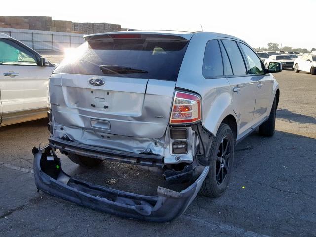 2FMDK3JC8ABB34966 - 2010 FORD EDGE SEL SILVER photo 4