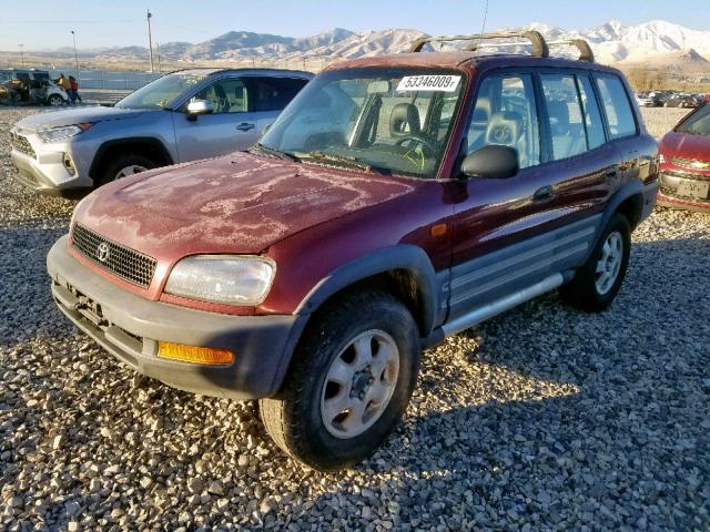 JT3HP10V0T0097399 - 1996 TOYOTA RAV4 MAROON photo 2