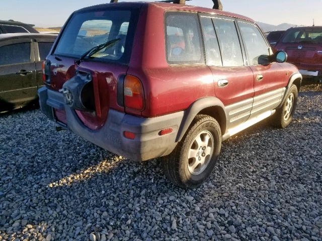 JT3HP10V0T0097399 - 1996 TOYOTA RAV4 MAROON photo 4