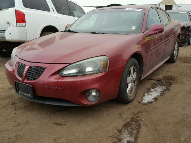2G2WP552661170166 - 2006 PONTIAC GRAND PRIX RED photo 2