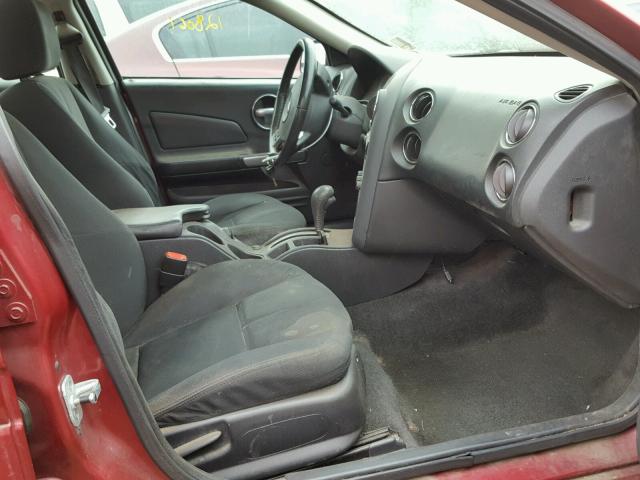 2G2WP552661170166 - 2006 PONTIAC GRAND PRIX RED photo 5