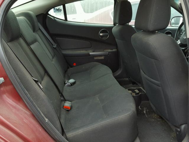 2G2WP552661170166 - 2006 PONTIAC GRAND PRIX RED photo 6